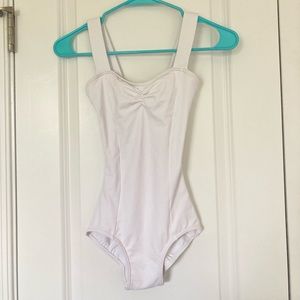 White Capezio Ballet Leotard XS